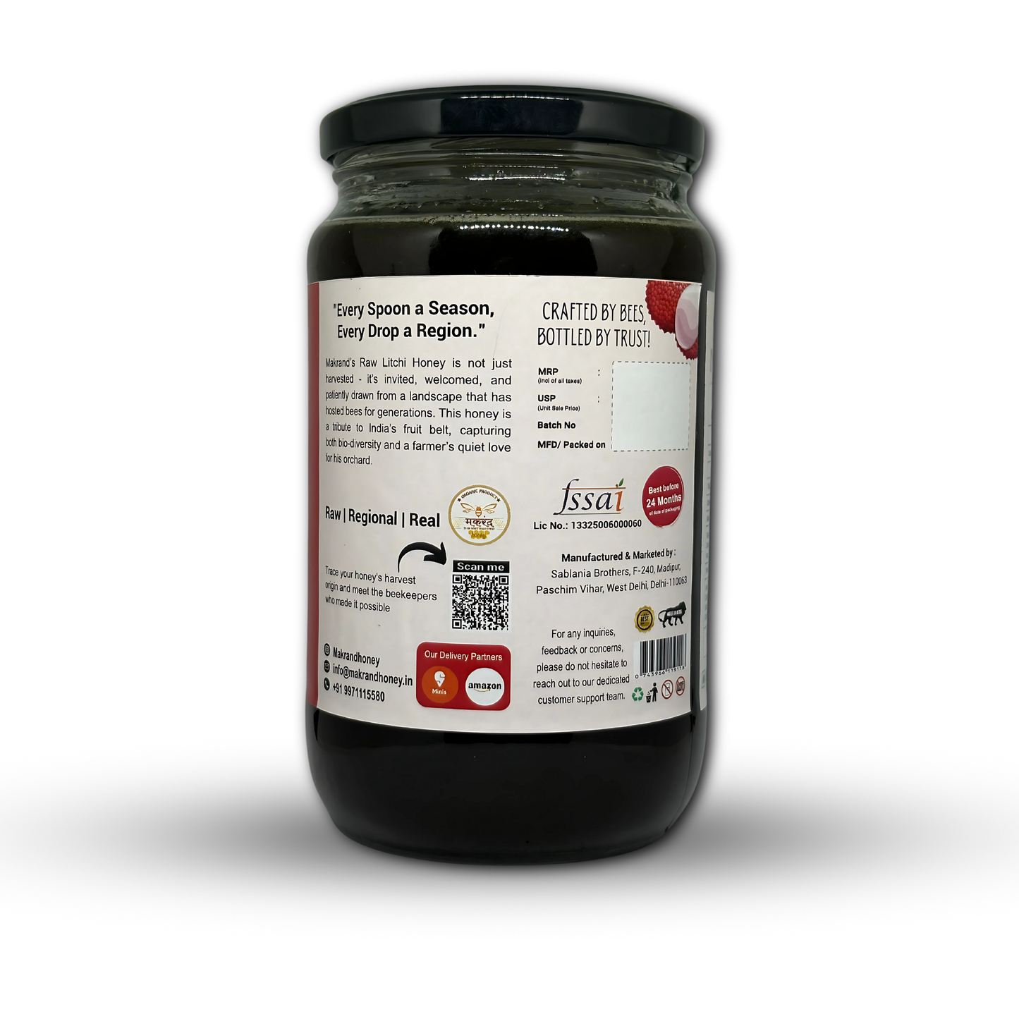 Raw Litchi Honey | North Indian Honey | The Untouched Honey