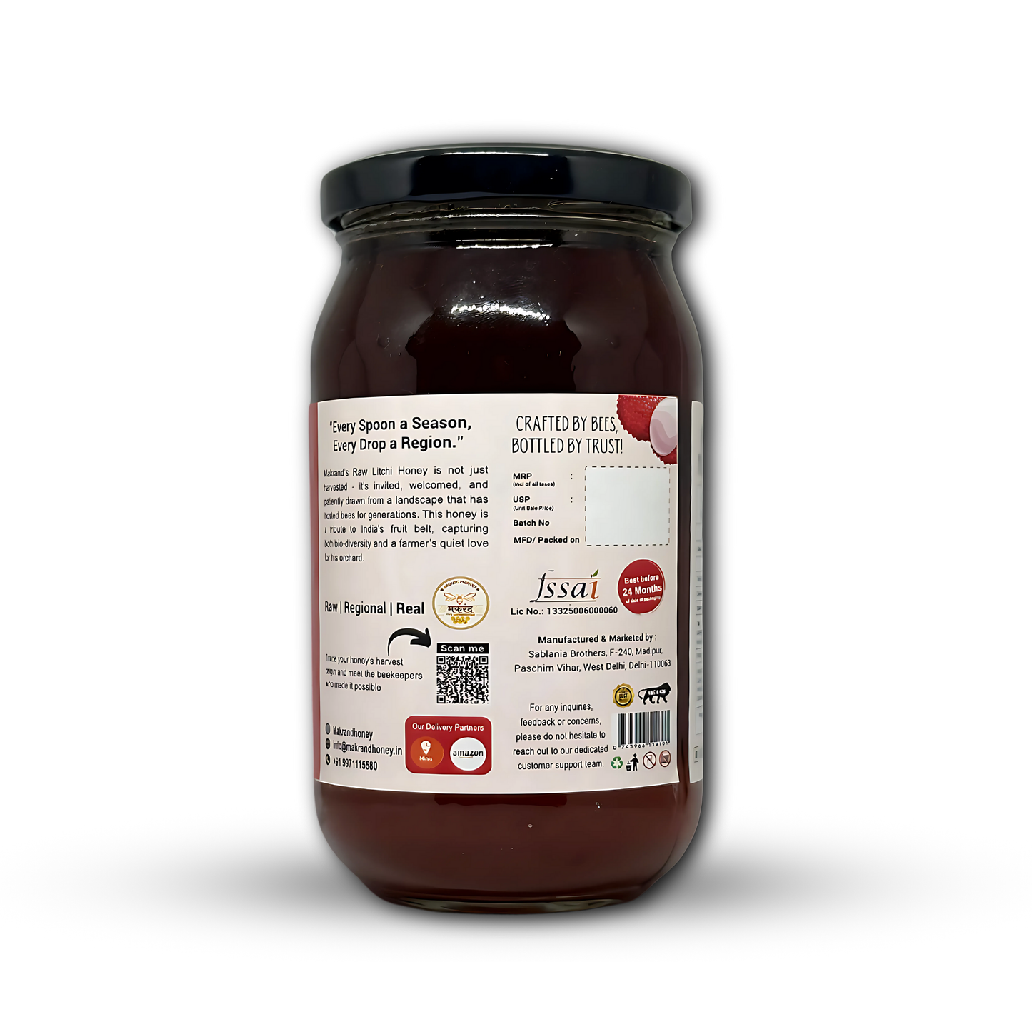 Raw Litchi Honey | North Indian Honey | The Untouched Honey