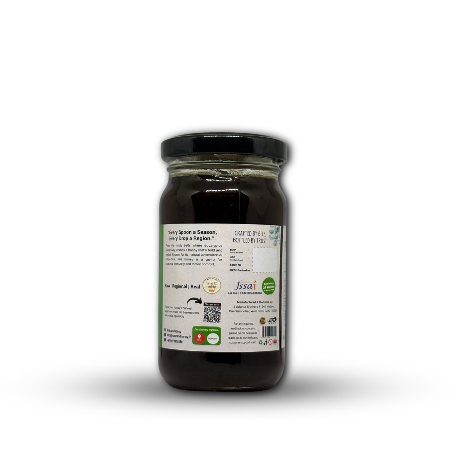 Raw Eucalyptus Honey | Wild Forest Honey | The Untouched Honey
