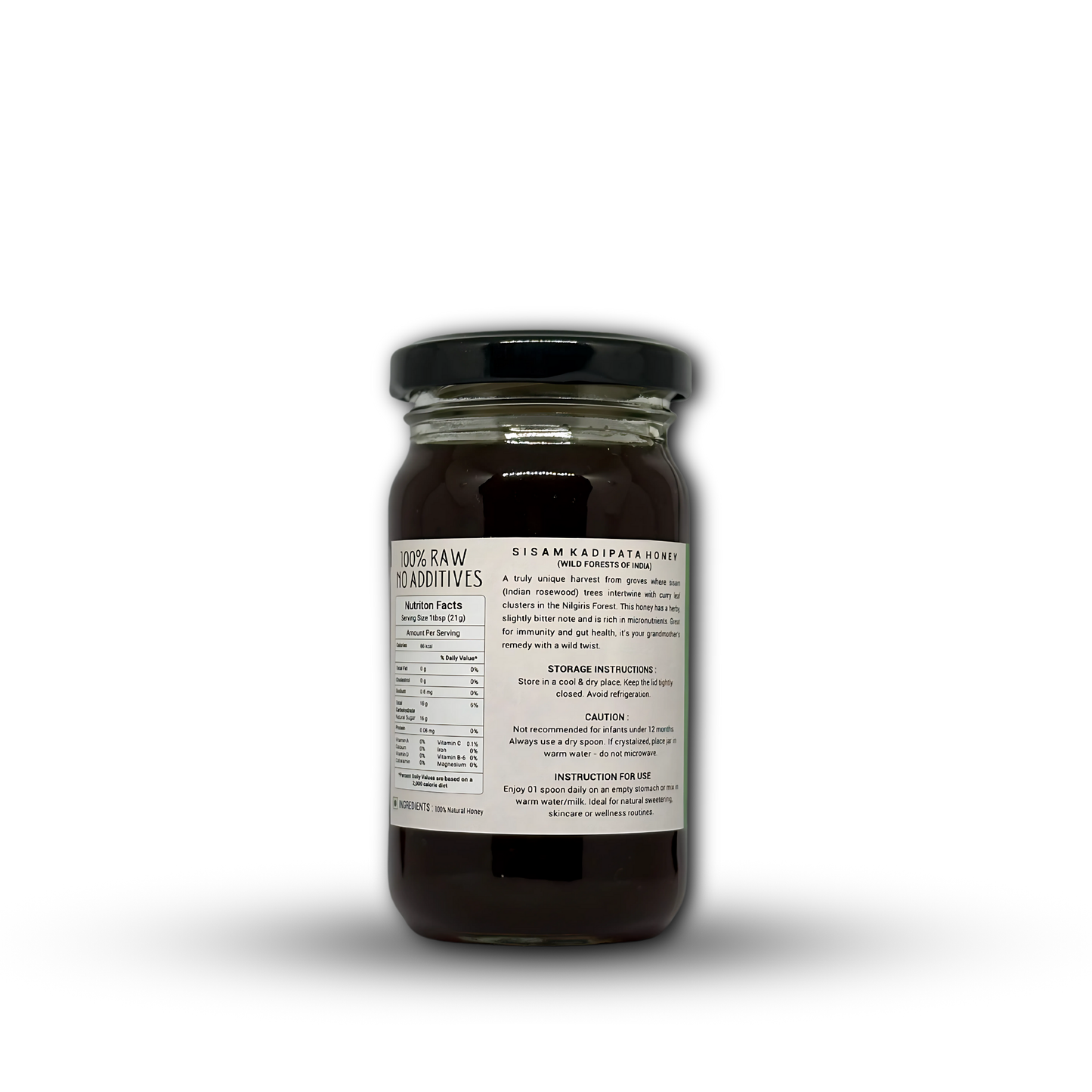 Raw Sisam Kadipatta Honey | South Indian Honey | The Untouched Honey