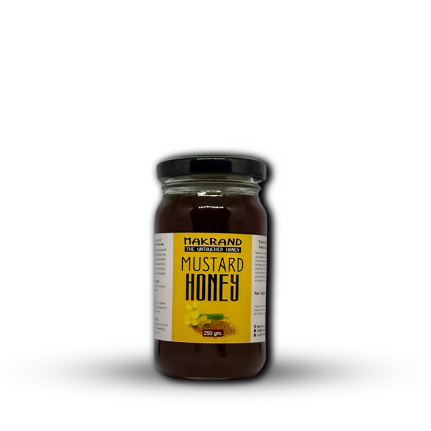 Raw Mustard Honey | North Indian Honey | 100% Pure Honey