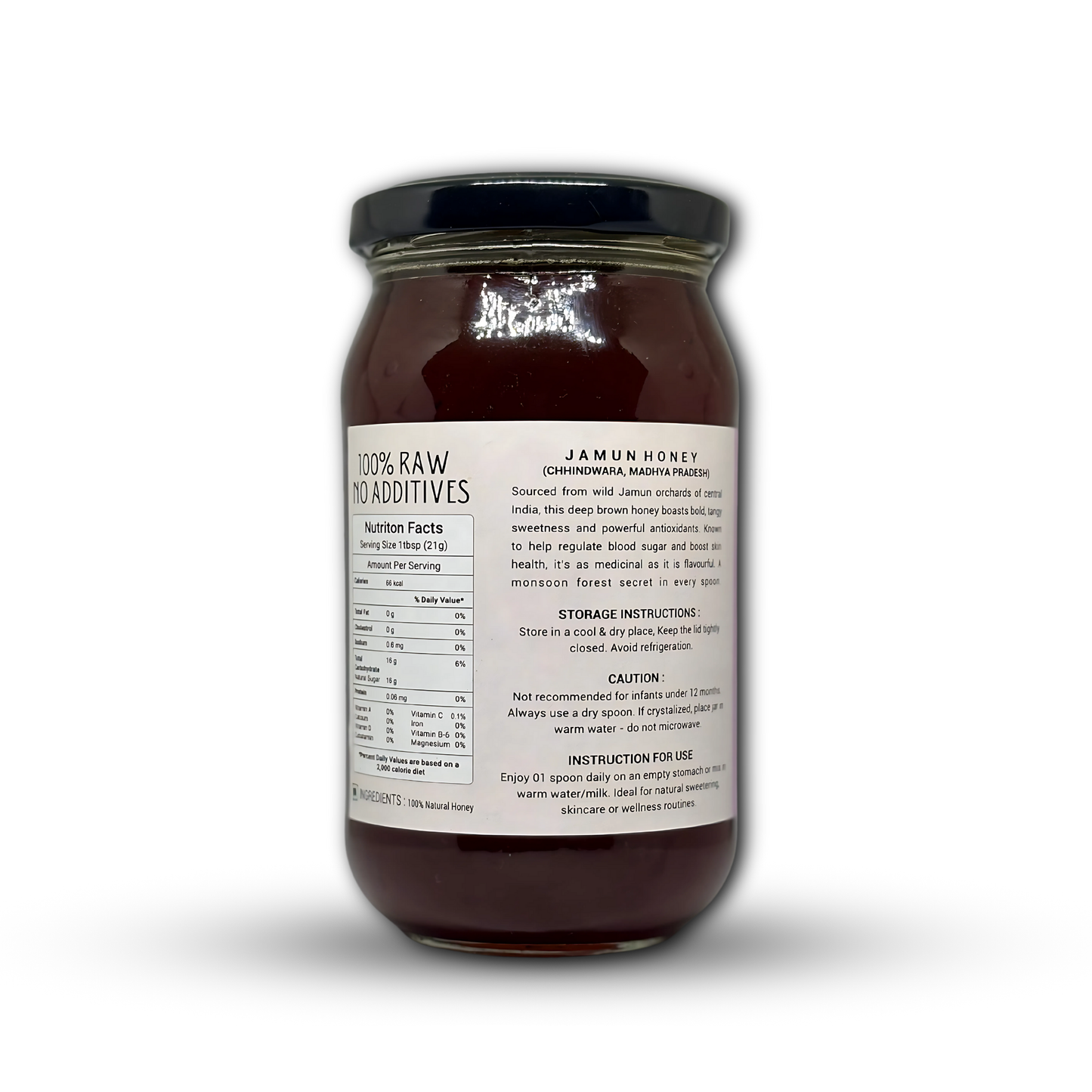 Raw Jamun Honey | Central India Honey | The Untouched Honey