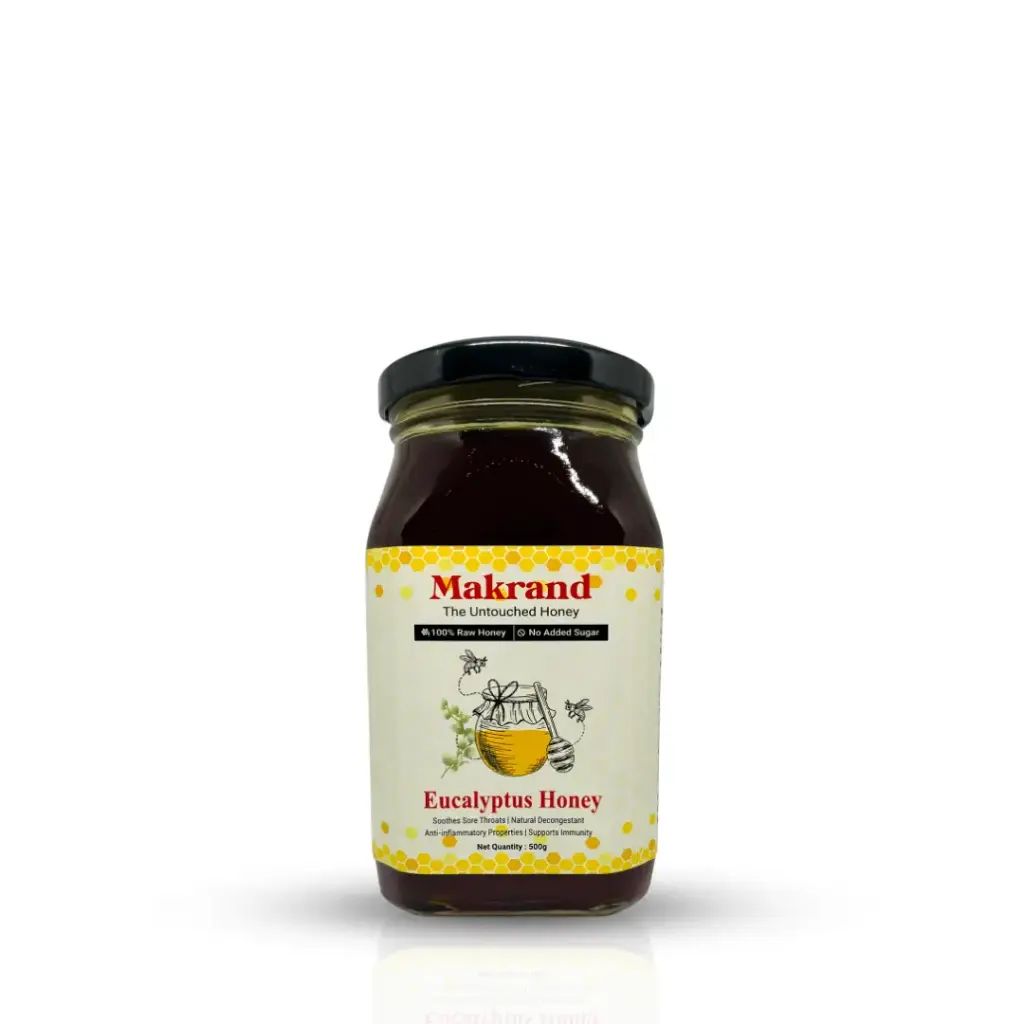 Raw Eucalyptus Honey - 500 gm | Wild Forest Honey | The Untouched Honey