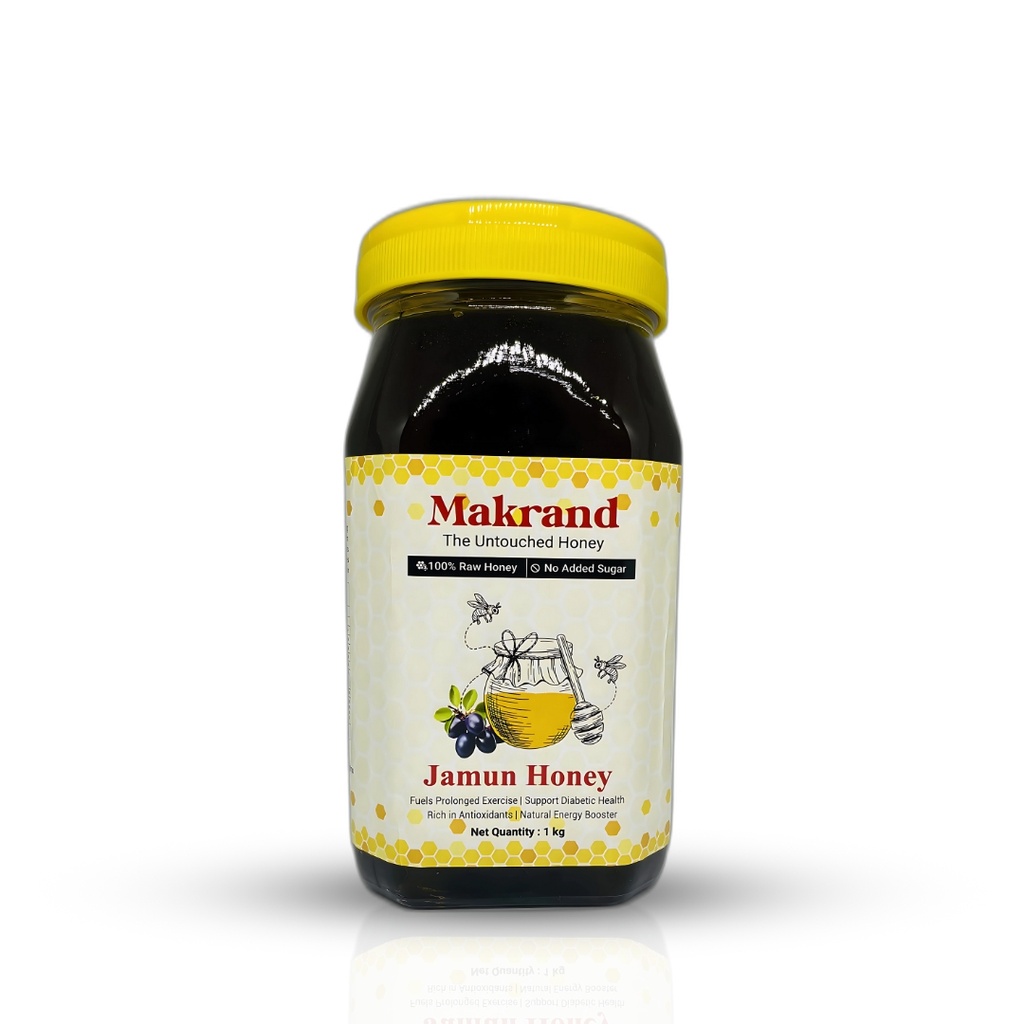 Raw Jamun Honey - 1 Kg | Central Indian Honey |  The Untouched Honey