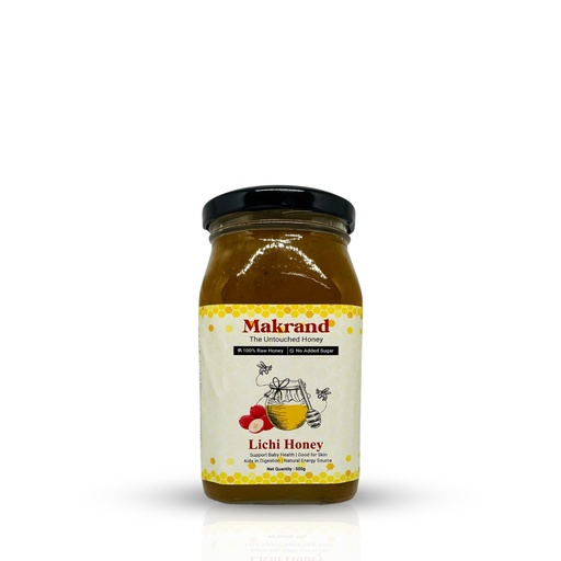 Raw Litchi Honey - 500 gm | North Indian Honey | The Untouched Honey
