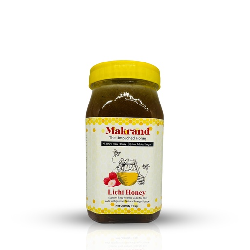 Raw Litchi Honey - 1 Kg | North Indian Honey | The Untouched Honey