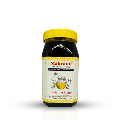 Raw Eucalyptus Honey - 1 Kg | Wild Forest Honey | The Untouched Honey