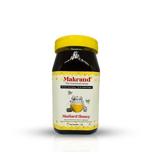 Raw Mustard Honey - 1 Kg | North Indian Honey | The Untouched Honey